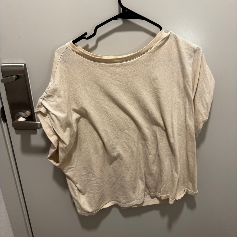 nuuds Bone Short Sleeve Boxy Tee